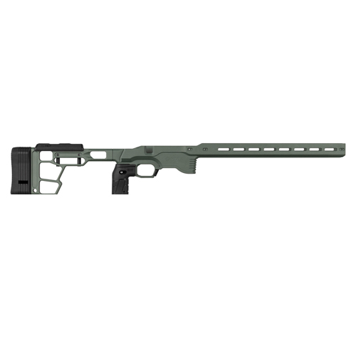 Le système MDT ACC Premier GEN2 t'offre précision, stabilité et personnalisation, avec un forend compact et des options pour équilibrer ton arme à la perfection.